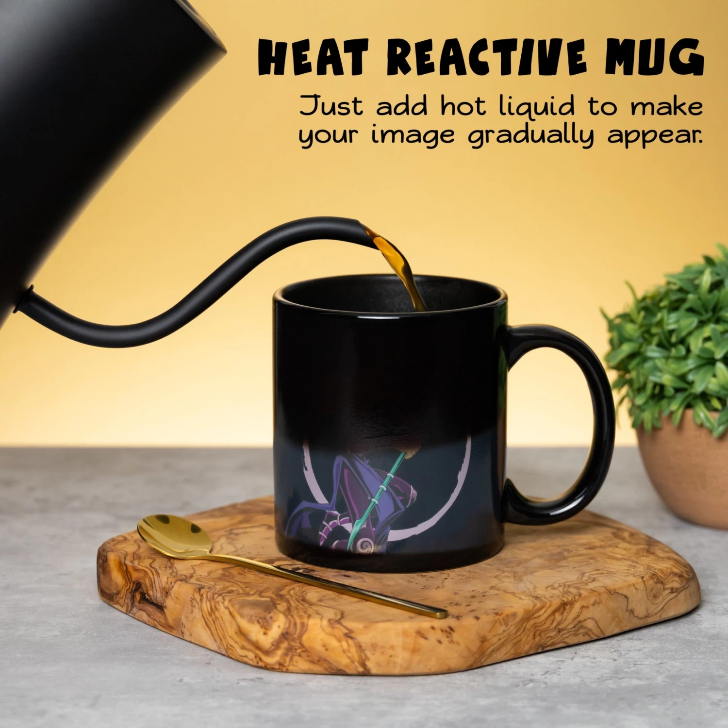 YU-GI-OH Yugi And Dark Magician 15 Oz. Heat Change Ceramic Coffee Mug 2 YU-GI-OH Yugi And Dark Magician 15 Oz. Heat Change Ceramic Coffee Mug - Image 2