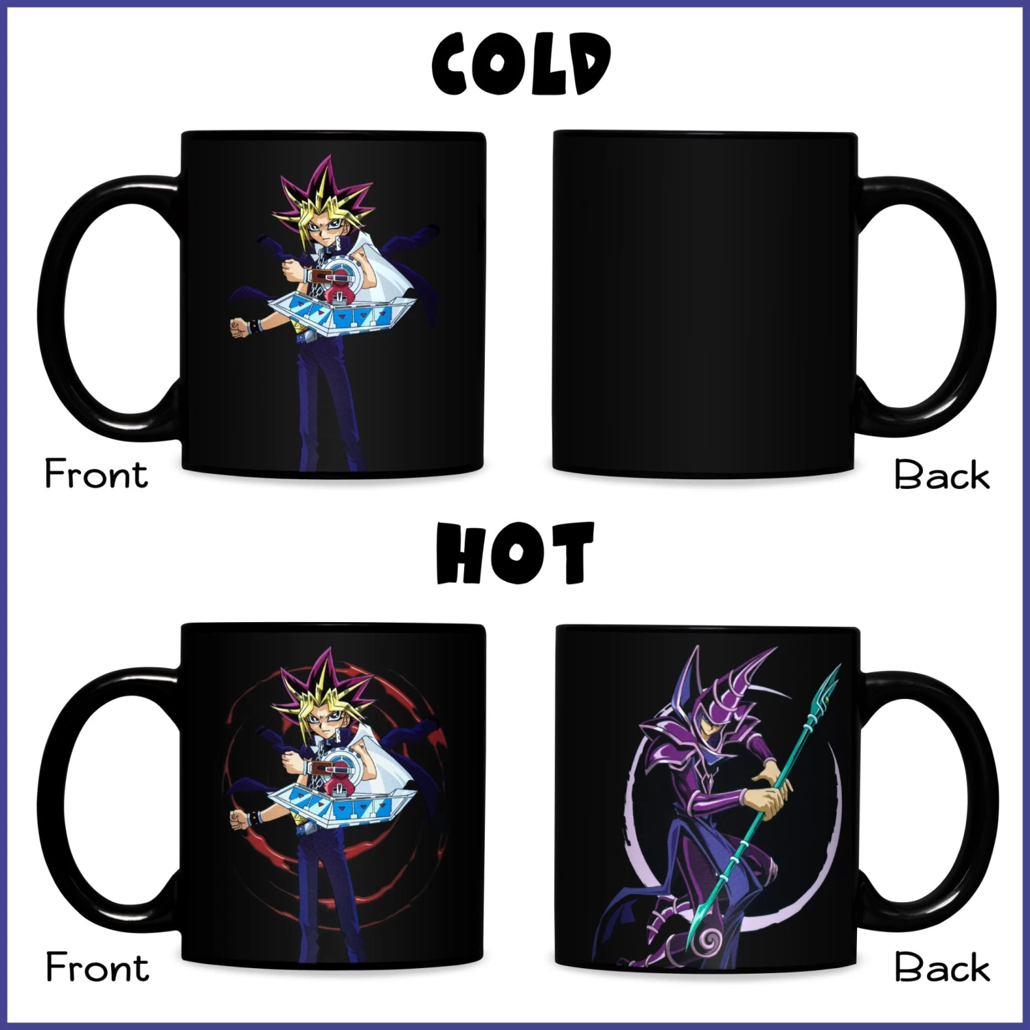 YU-GI-OH Yugi And Dark Magician 15 Oz. Heat Change Ceramic Coffee Mug 8 YU-GI-OH Yugi And Dark Magician 15 Oz. Heat Change Ceramic Coffee Mug - Image 8