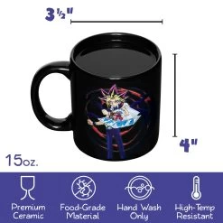 YU-GI-OH Yugi And Dark Magician 15 Oz. Heat Change Ceramic Coffee Mug 15 YU-GI-OH Yugi And Dark Magician 15 Oz. Heat Change Ceramic Coffee Mug -Anime Peripherals yugioh 1 infographic measurements jpeg