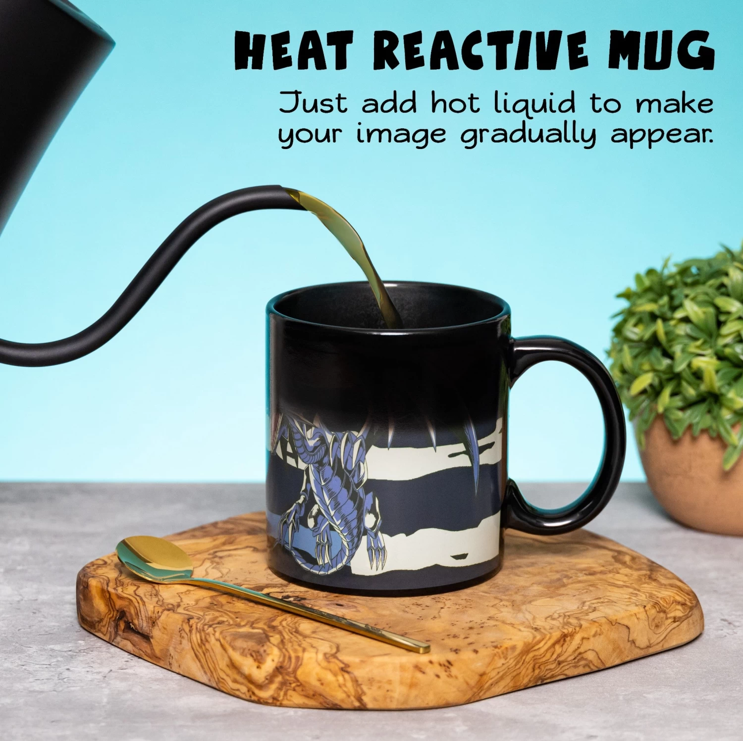 YU-GI-OH Seto Kiaba And Blue Eyes White Dragon 15 Oz. Heat Change Ceramic Coffee Mug 4 YU-GI-OH Seto Kiaba And Blue Eyes White Dragon 15 Oz. Heat Change Ceramic Coffee Mug - Image 4