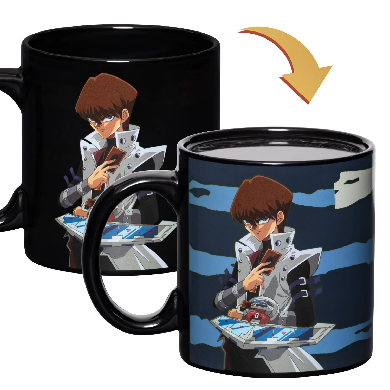YU-GI-OH Seto Kiaba And Blue Eyes White Dragon 15 Oz. Heat Change Ceramic Coffee Mug 6 YU-GI-OH Seto Kiaba And Blue Eyes White Dragon 15 Oz. Heat Change Ceramic Coffee Mug - Image 6